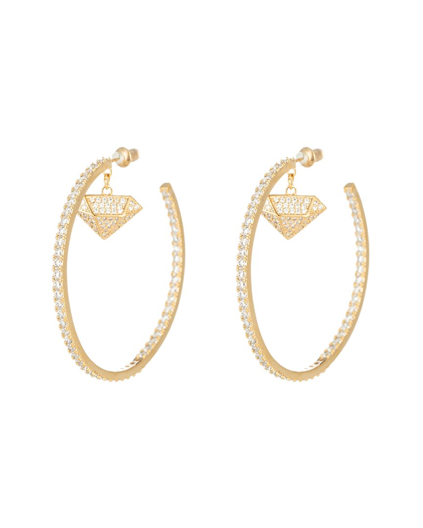 EYE CANDY LA EYE CANDY LA THE LUXE COLLECTION CZ MONTI HOOPS