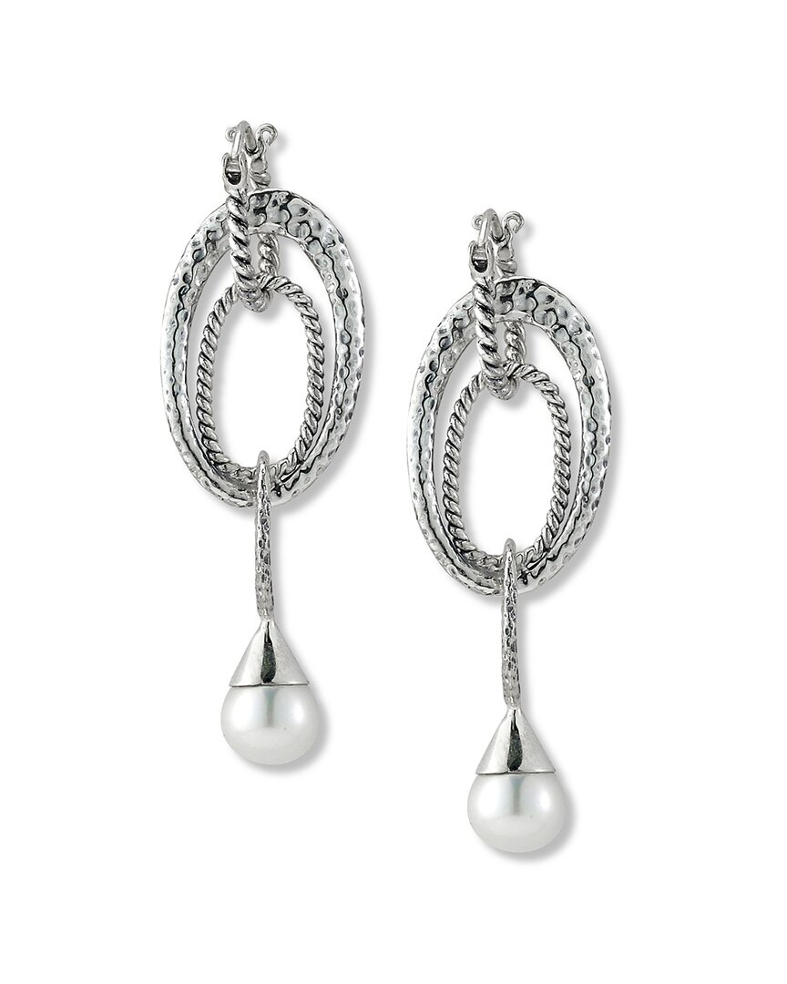 Samuel B. Silver 6-7mm Pearl Earrings