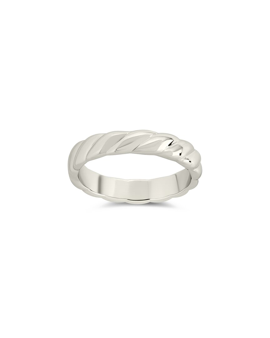 Sterling Forever Twisted Rope Elowyn Ring