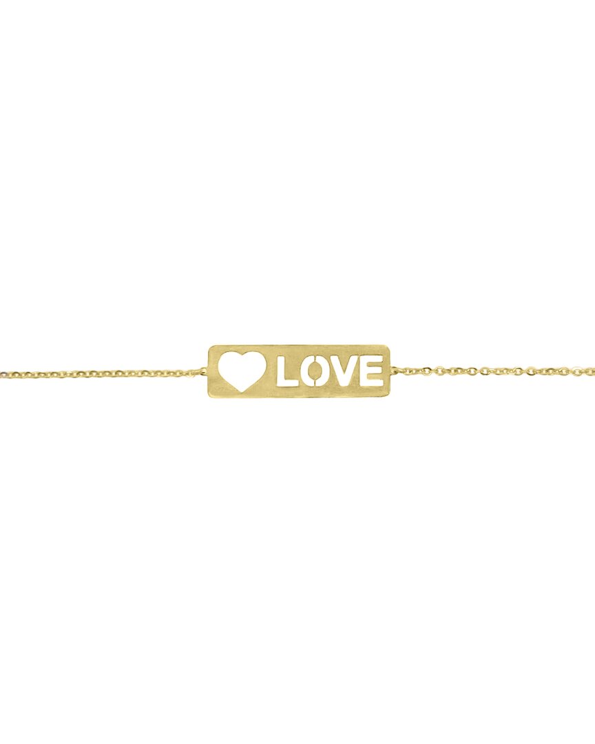 Meira T 14k Love Bracelet