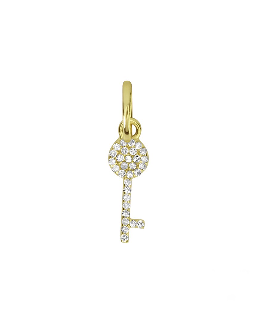 Meira T 14k Diamond Key Necklace