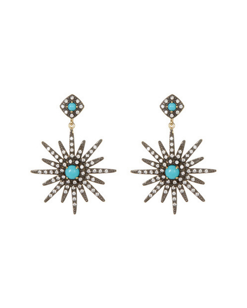 Shop Adornia 14k Over Silver Crystal Drop Earrings