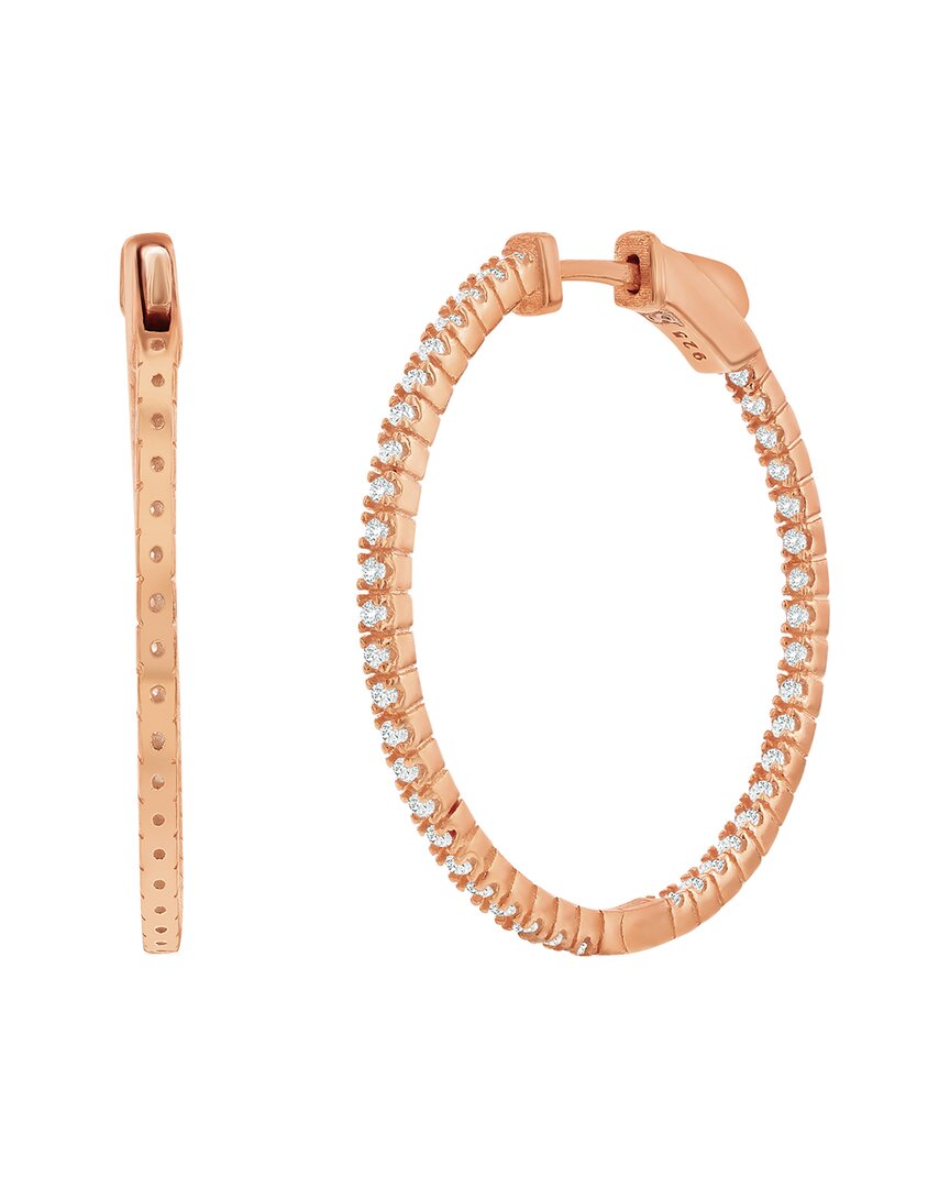 Suzy Levian Cz Jewelry Suzy Levian Silver Cz Hoops