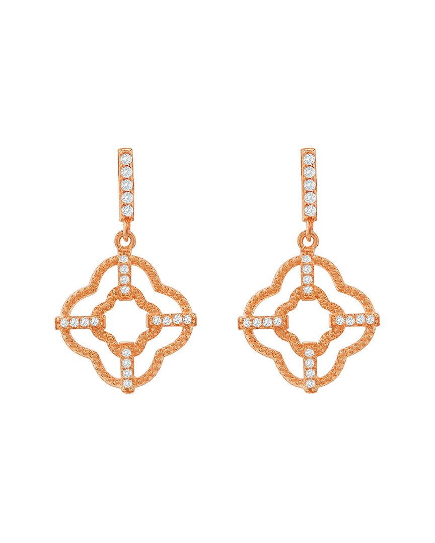 Suzy Levian Cz Jewelry Suzy Levian Silver Cz Dangle Earrings