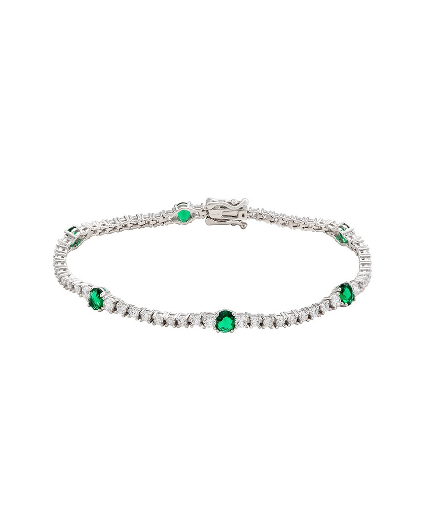 Suzy Levian Cz Jewelry Suzy Levian Silver Cz Stackable Bracelet