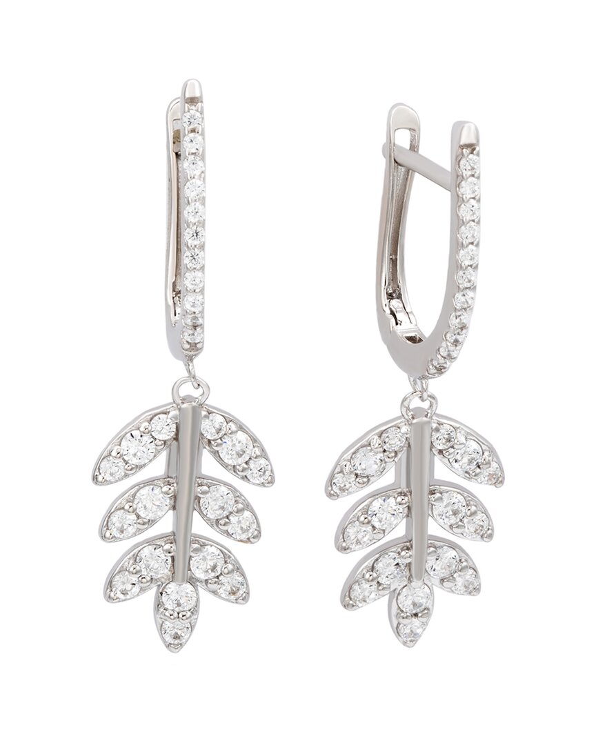 Suzy Levian Cz Jewelry Suzy Levian Silver Cz Dangle Earrings