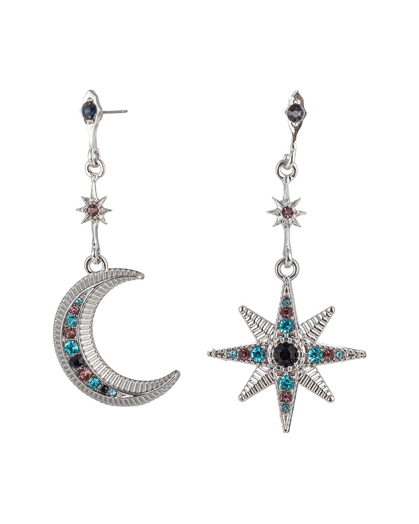 Eye Candy La Crystal Sun And Star Drop Earrings
