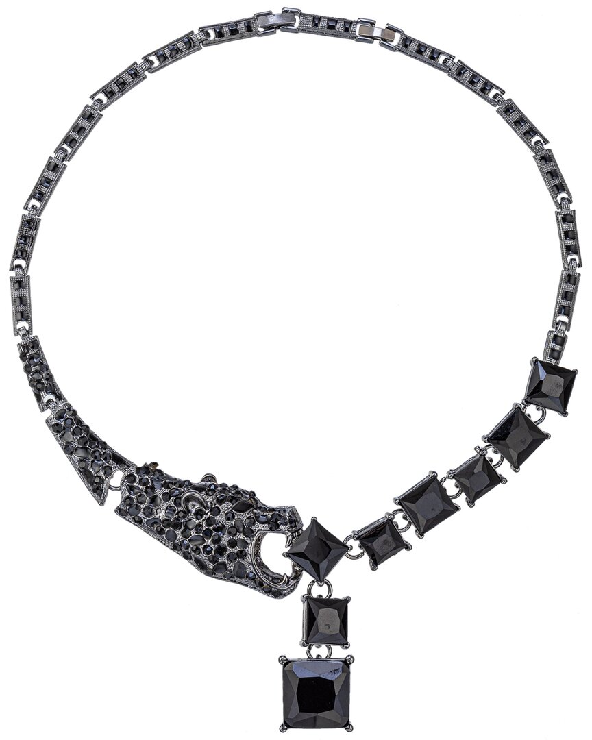 Shop Eye Candy La Crystal Leopard Statement Necklace