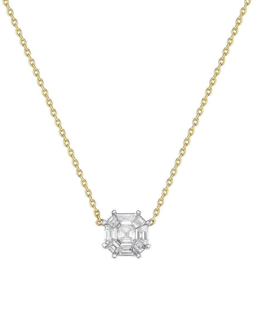 Forever Creations Usa Inc. Forever Creations 14k 0.48 Ct. Tw. Diamond Illusion Necklace