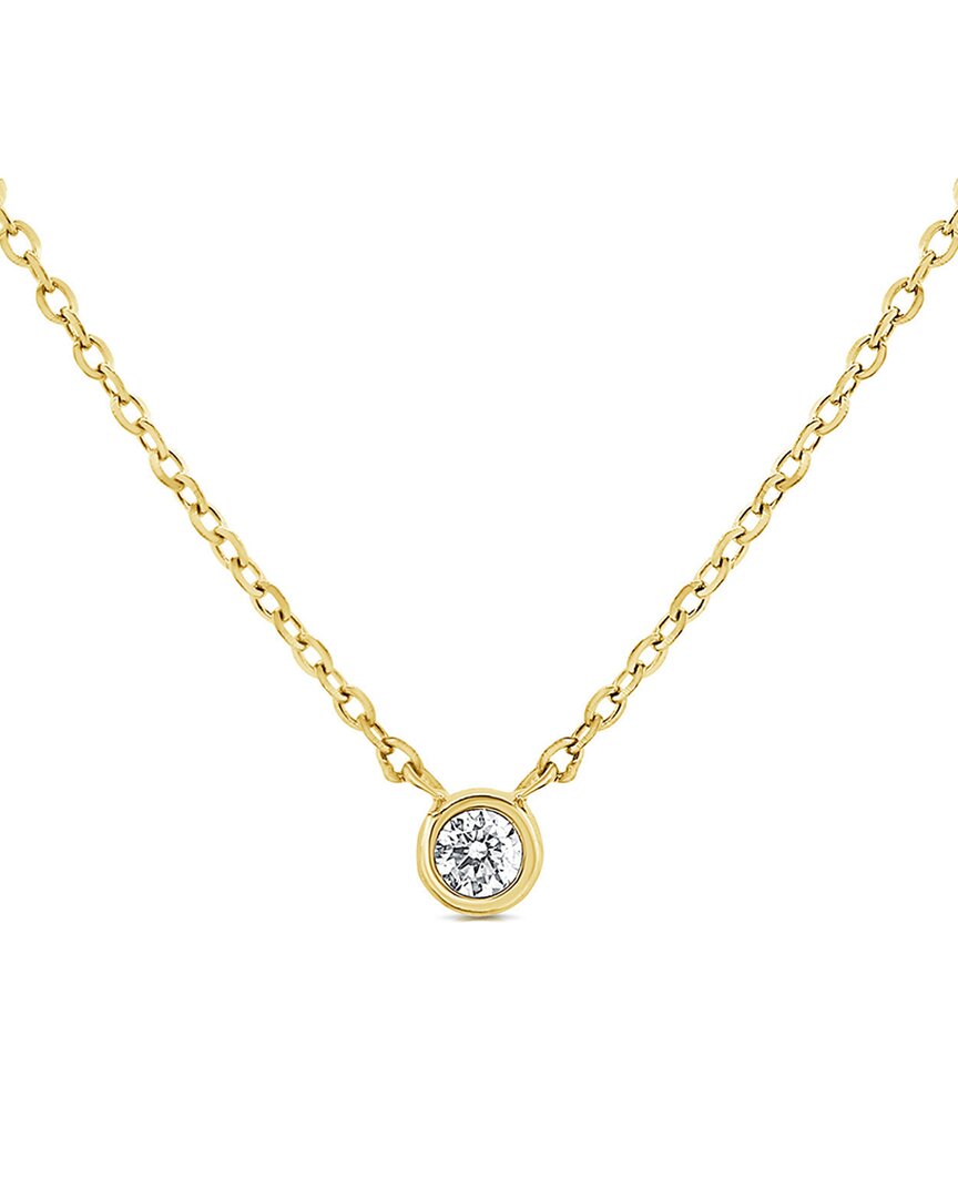 Sabrina Designs 14k 0.05 Ct. Tw. Diamond Solitaire Necklace