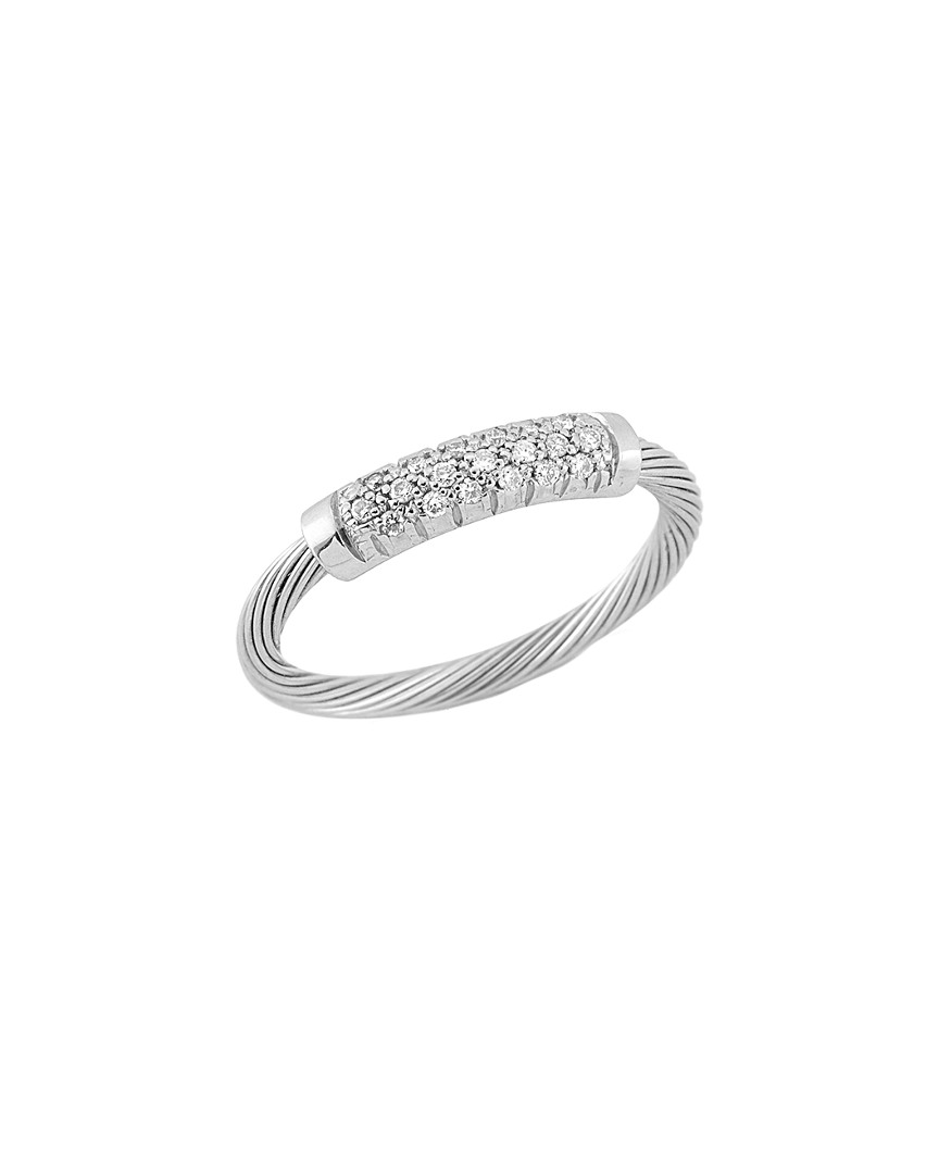 I. Reiss 14k 0.14 Ct. Tw Diamond Wire Ring