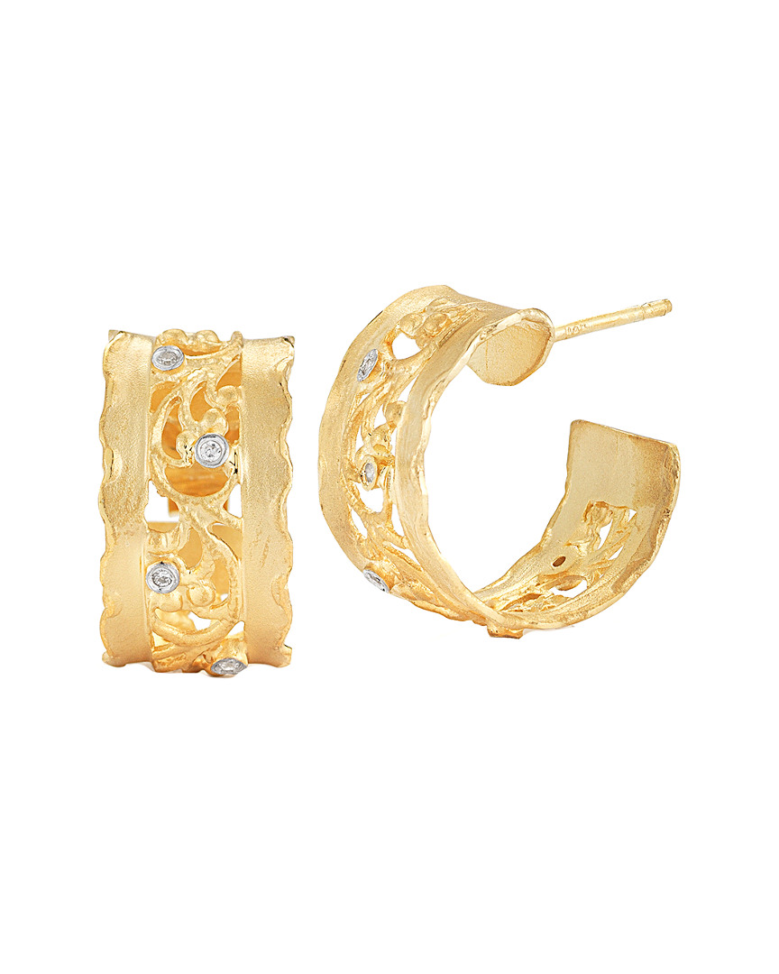 I. Reiss 14k 0.05 Ct. Tw. Diamond Earrings