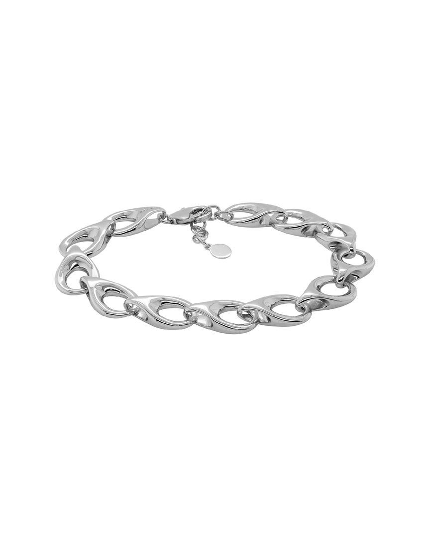 Italian Silver Open Links Bracelet