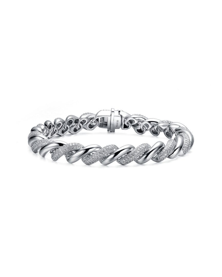 Genevive Silver Cz Bracelet