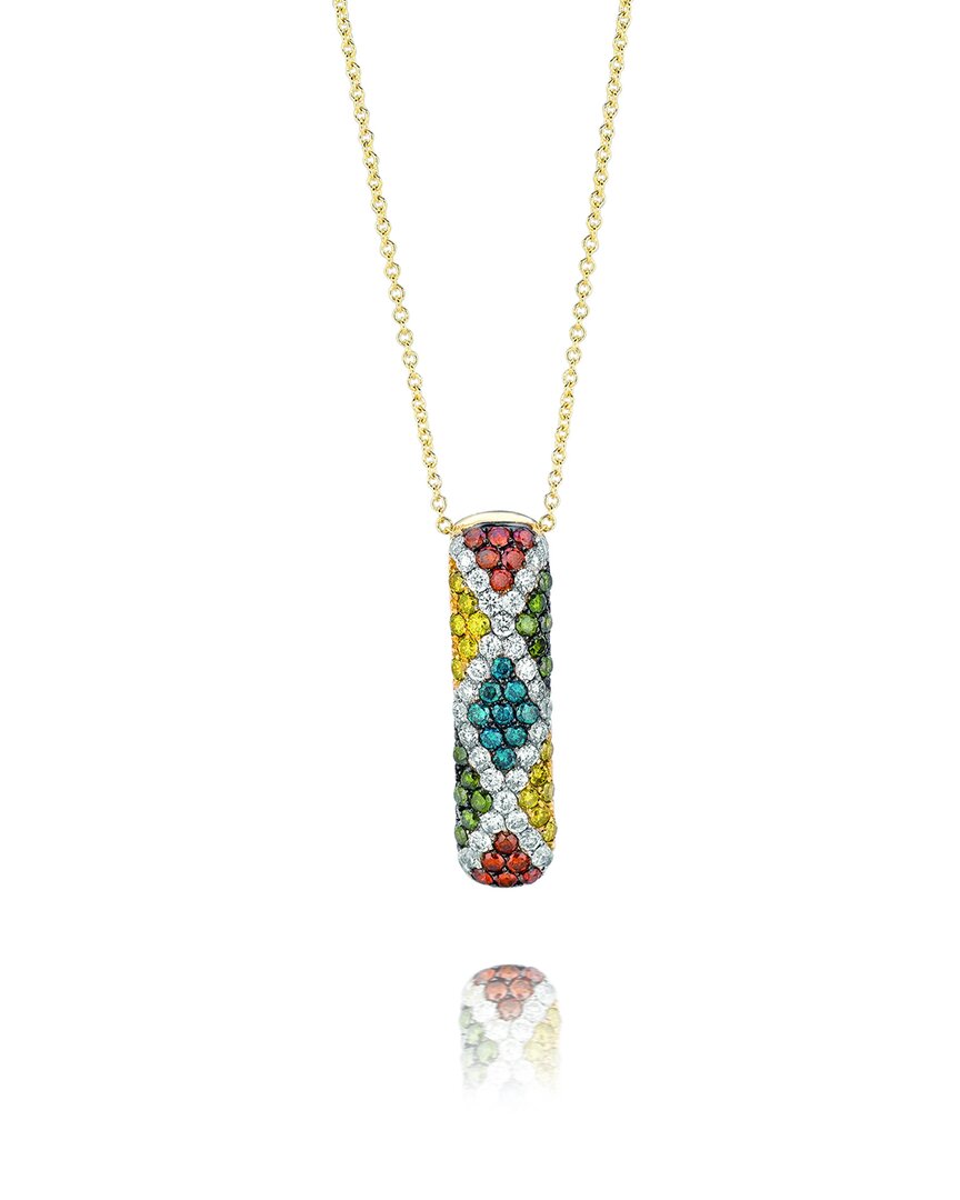 Le Vian 14k Honey Gold 0.97 Ct. Tw. Diamond Pendant Necklace
