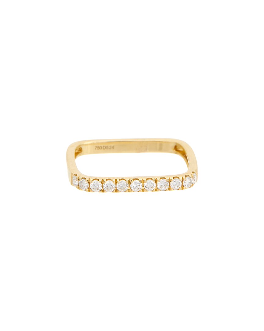 MAITRE DE DIAMANT MAITRE DE DIAMANT 18K 0.24 CT. TW. DIAMOND RING 