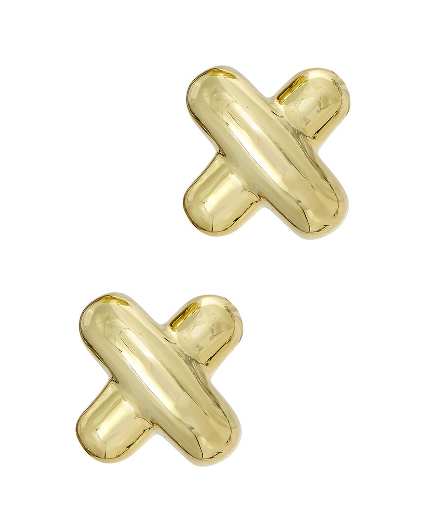 Savvy Cie 18k Plated Studs