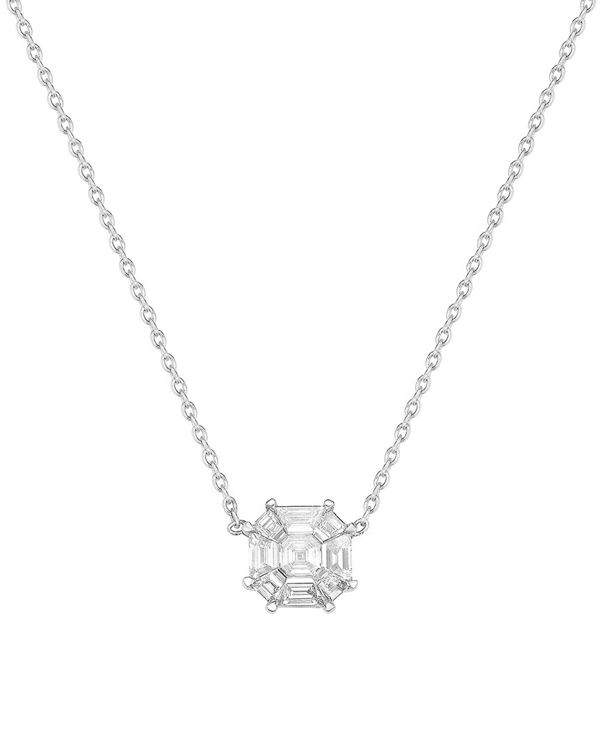 Forever Creations Usa Inc. Forever Creations 14k 1.48 Ct. Tw. Diamond Illusion Necklace