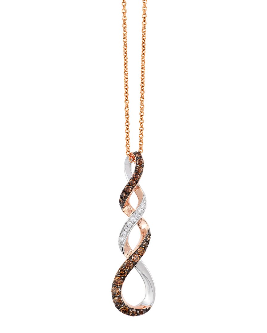 Le Vian ® 14k Two Tone Gold 0.48 Ct. Tw. Diamond Pendant Necklace
