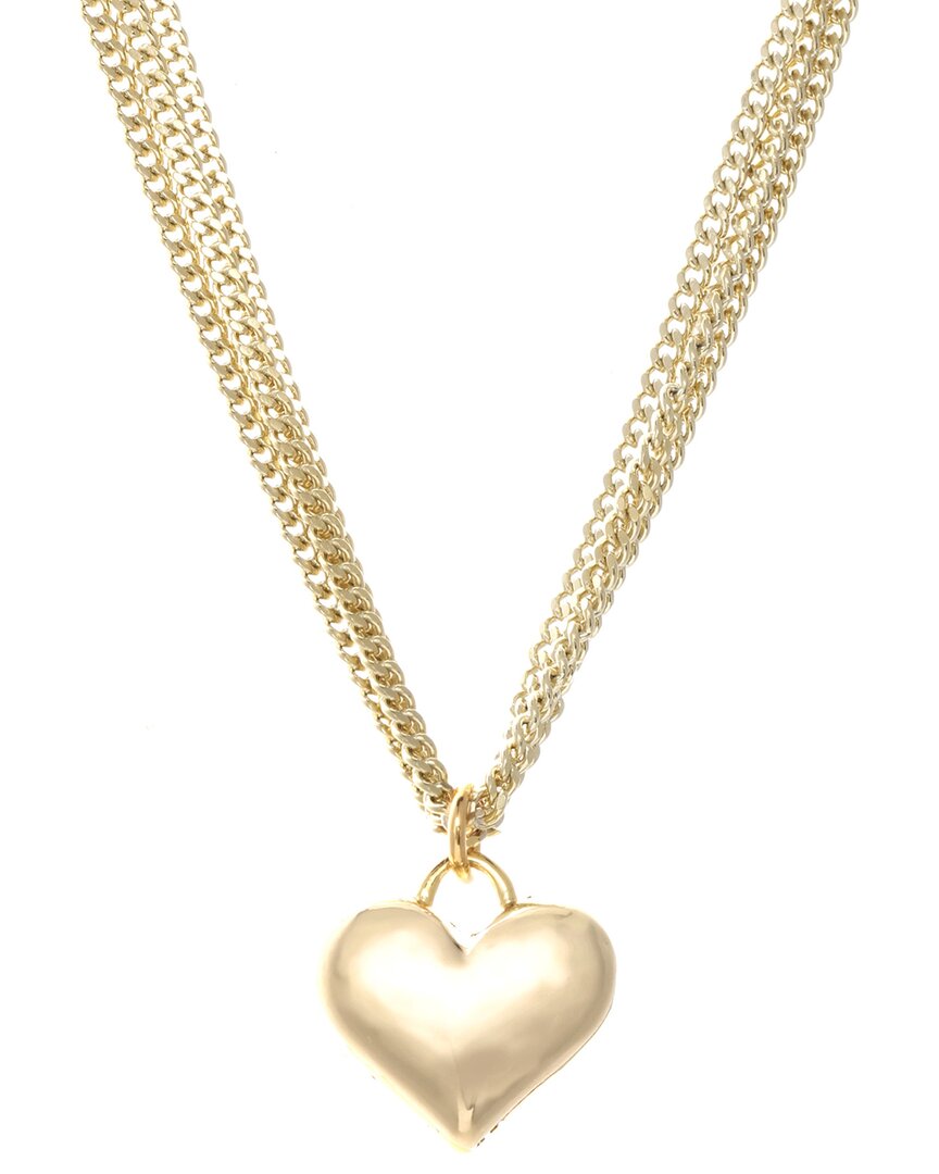 Rachel Reinhardt 14k Plated Heart Necklace