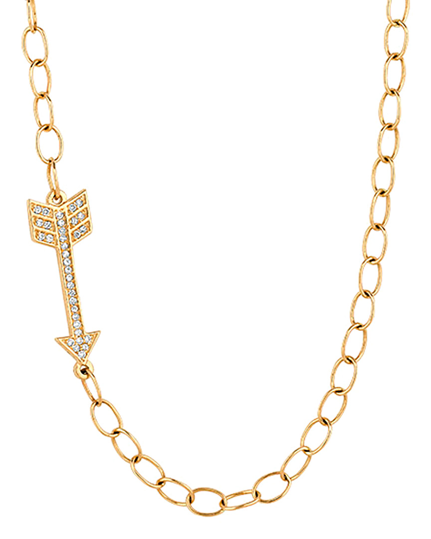 Ariana Rabbani 14k 0.17 Ct. Tw. Diamond Arrow Necklace