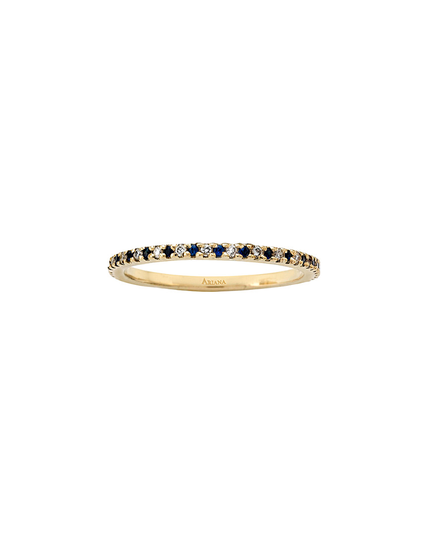 Shop Ariana Rabbani 14k 0.41 Ct. Tw. Diamond & Sapphire Ring