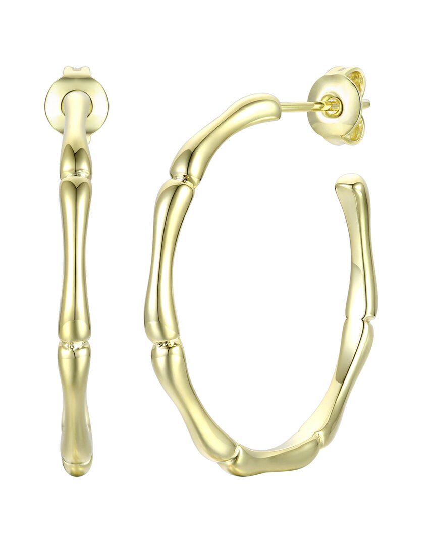 Rachel Glauber 14k Plated Hoops