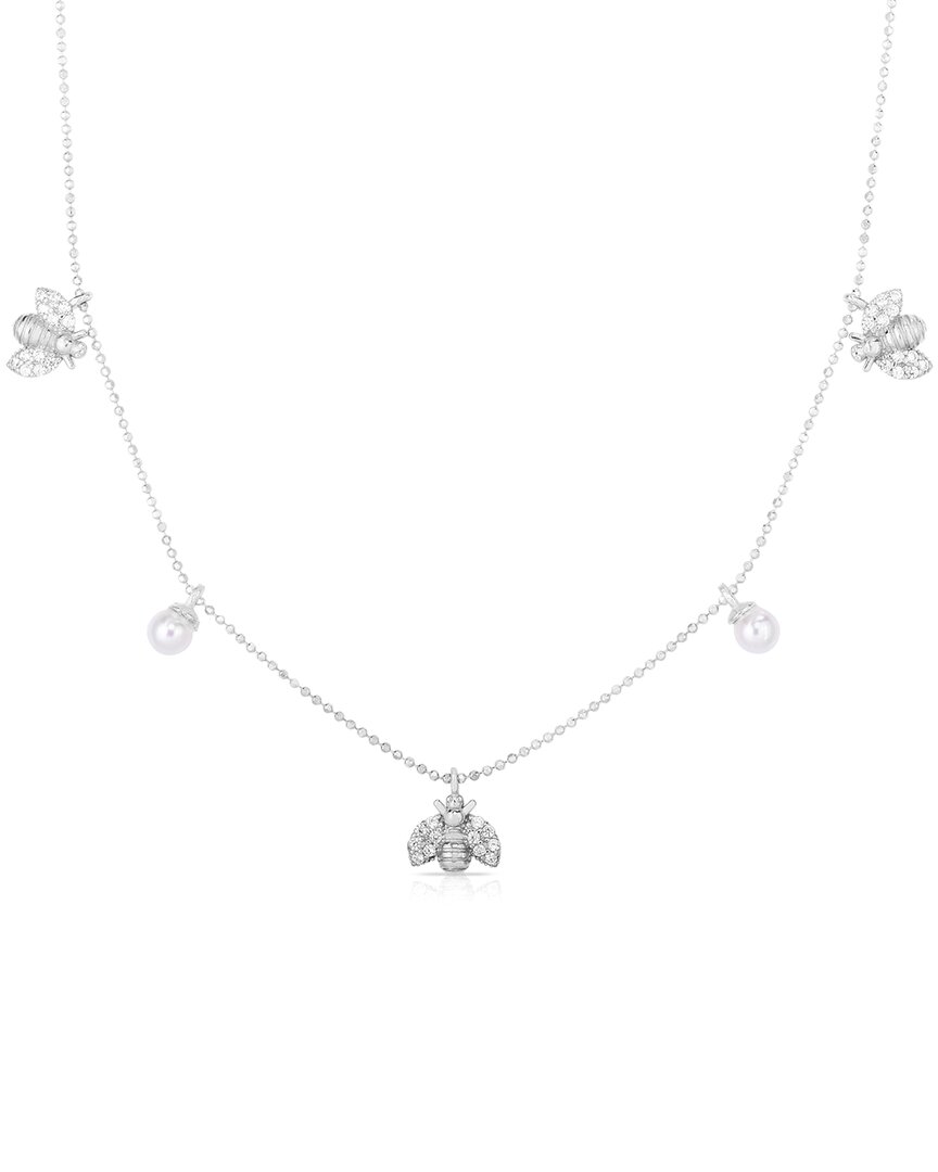 Sphera Milano Sterling Bee Charm Necklace