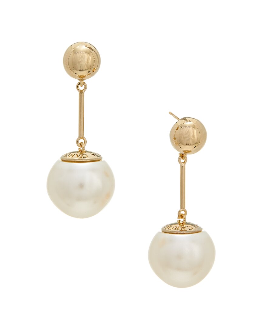 Carolina Herrera Small Pearl Drop Earrings