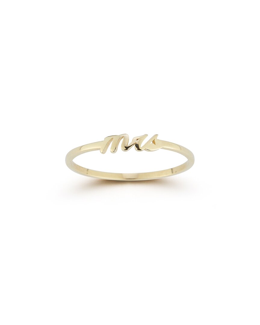 Ember Fine Jewelry 14k Gold Mrs Ring