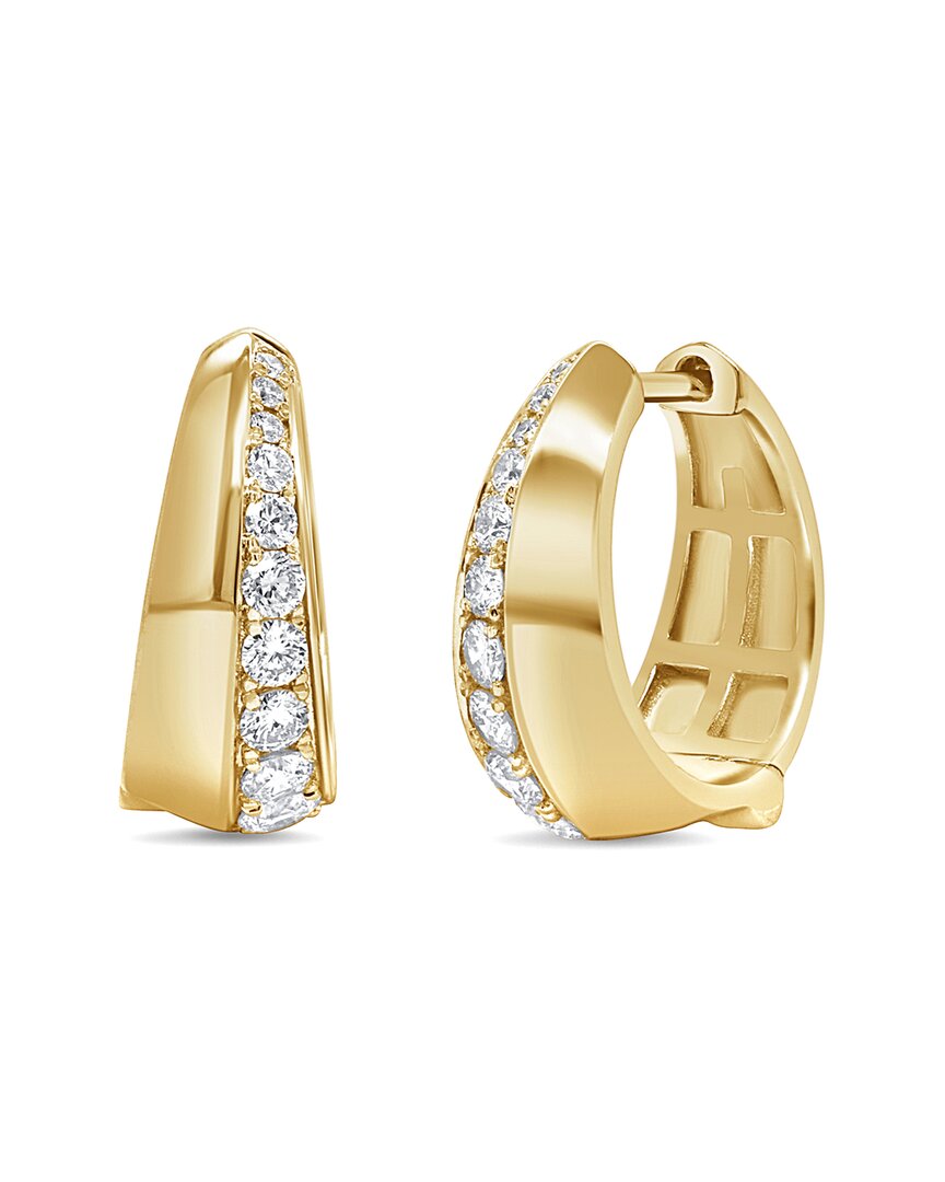 Sabrina Designs 14k 0.55 Ct. Tw. Diamond Huggie Earrings
