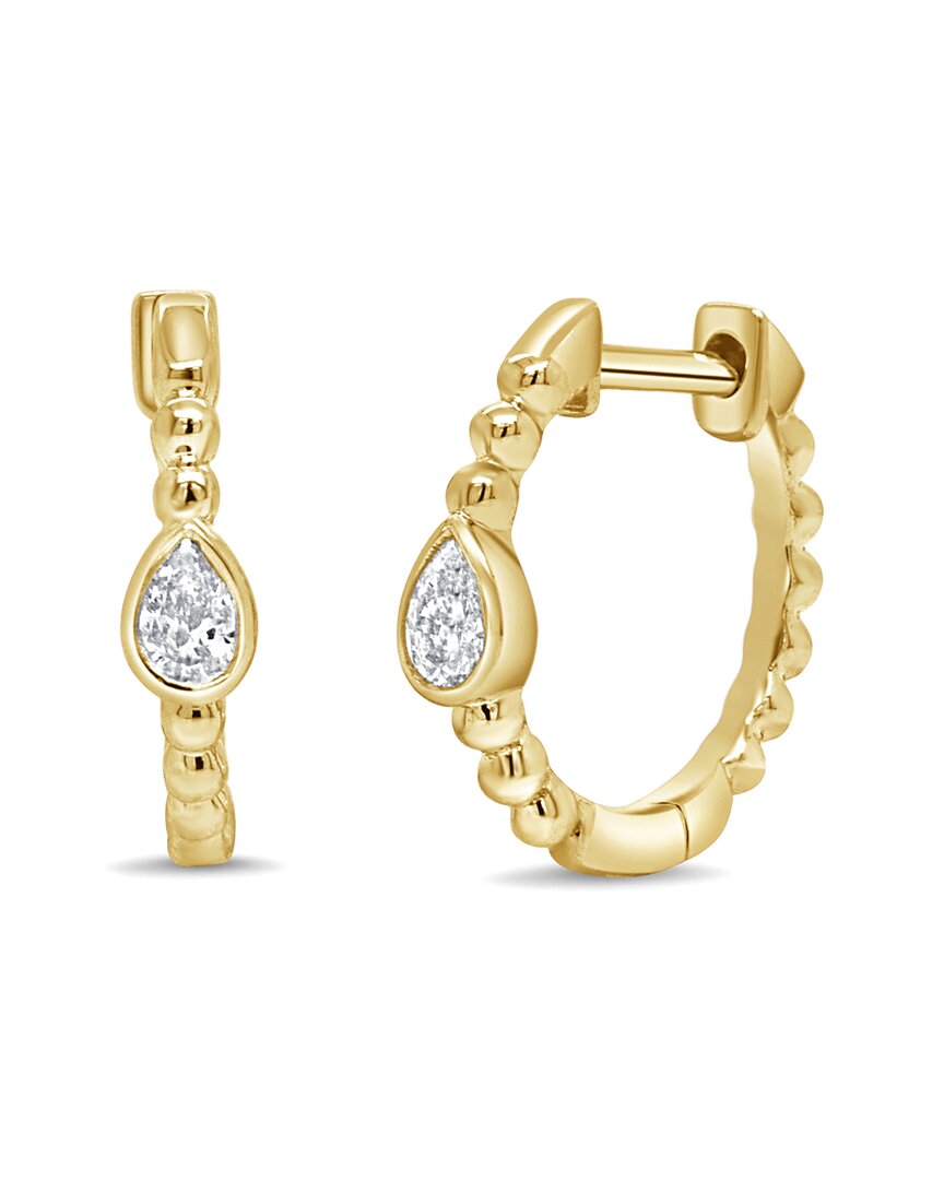 Sabrina Designs 14k 0.11 Ct. Tw. Diamond Huggie Earrings