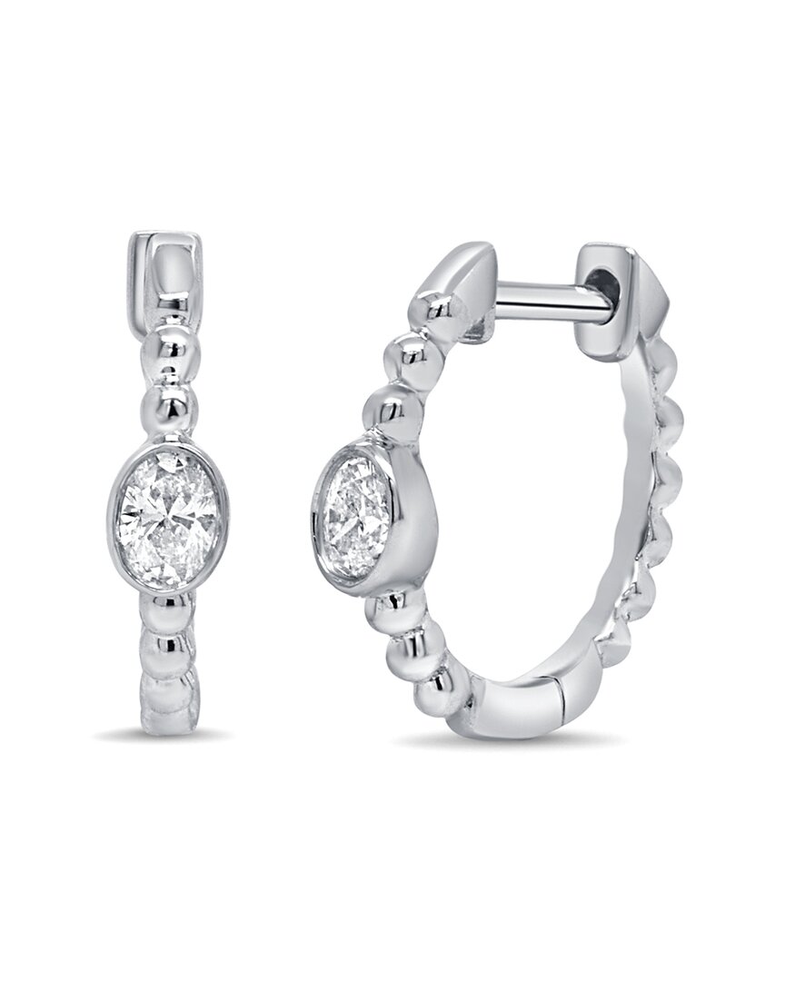 Sabrina Designs 14k 0.13 Ct. Tw. Diamond Huggie Earrings