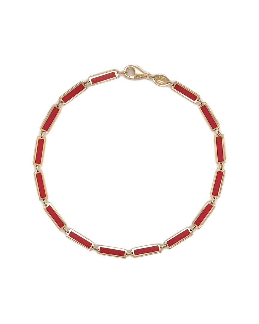 Sabrina Designs 14k Coral Bar Bracelet