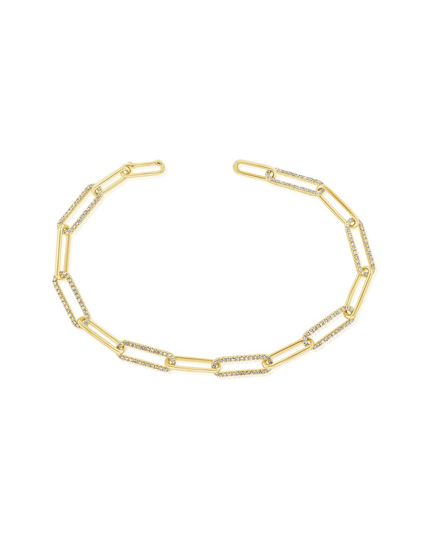 Sabrina Designs 14k 1.18 Ct. Tw. Diamond Link Bracelet