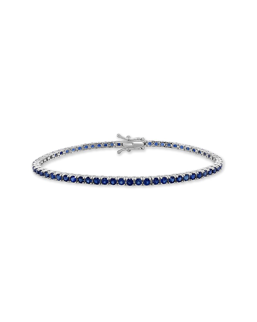 Sabrina Designs 14k 4.64 Ct. Tw. Sapphire Tennis Bracelet