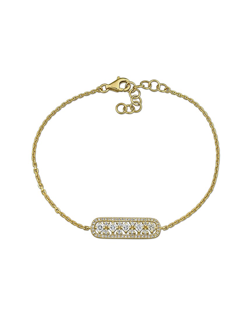 Rina Limor 14k 0.37 Ct. Tw. Diamond Link Bracelet