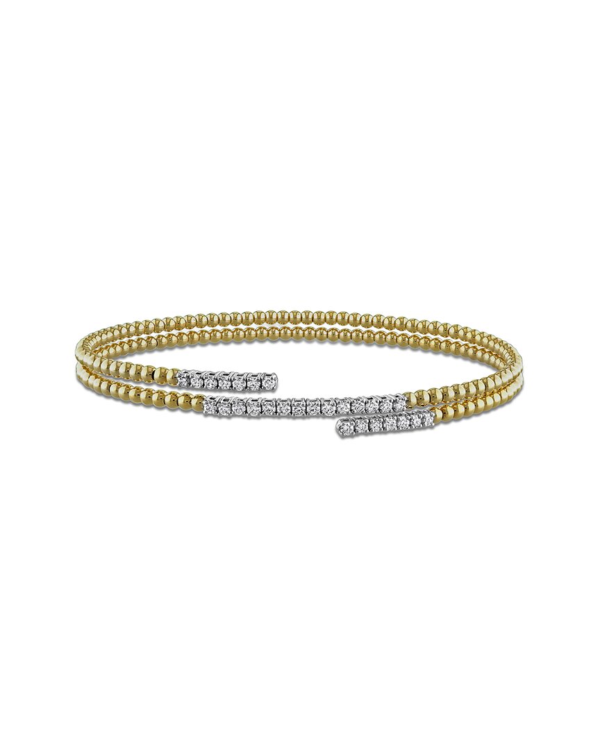 Rina Limor 14k 0.56 Ct. Tw. Diamond Bangle Bracelet
