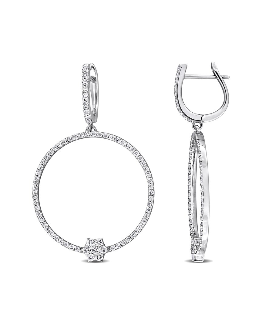 Rina Limor 14k 0.91 Ct. Tw. Diamond Hoop Earrings