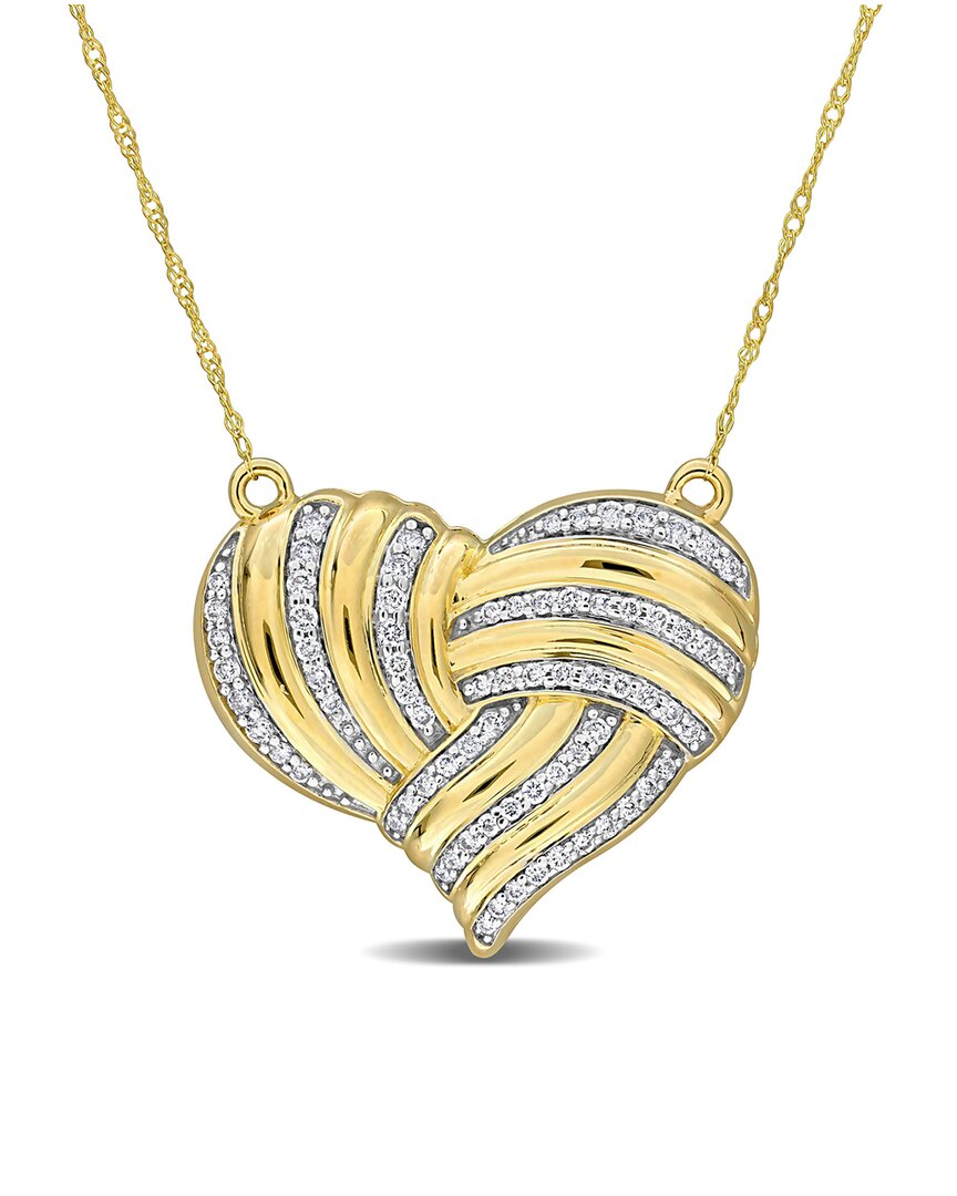 Rina Limor 14k 0.39 Ct. Tw. Diamond Statement Necklace