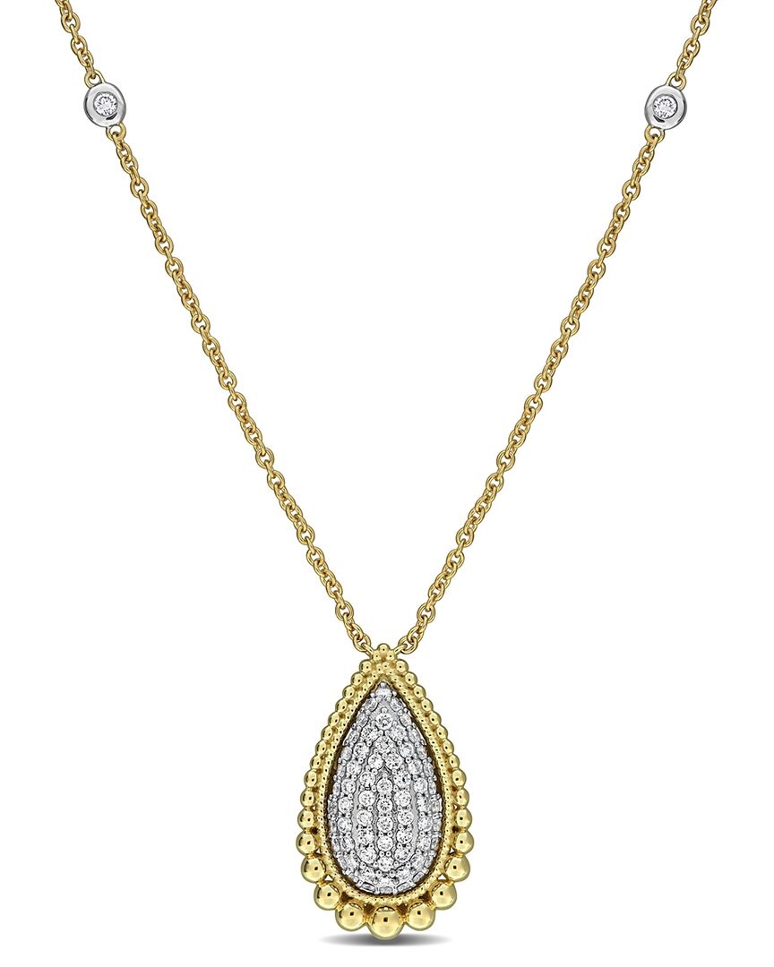 Rina Limor 14k 0.68 Ct. Tw. Diamond Statement Necklace