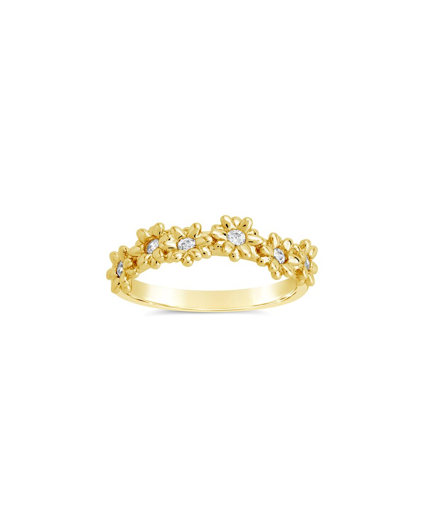 Sterling Forever Irena Cubic Zirconia Flower Ring