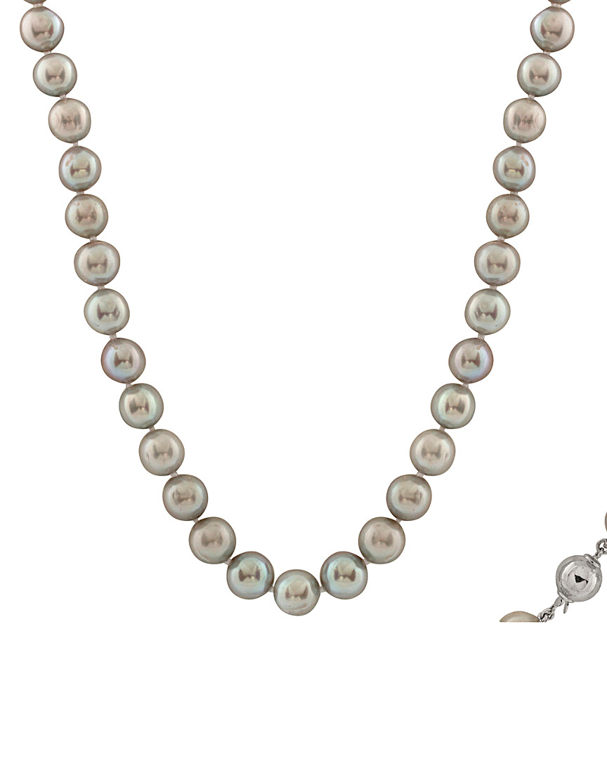 Splendid Pearls Silver 12-13mm Pearl Necklace