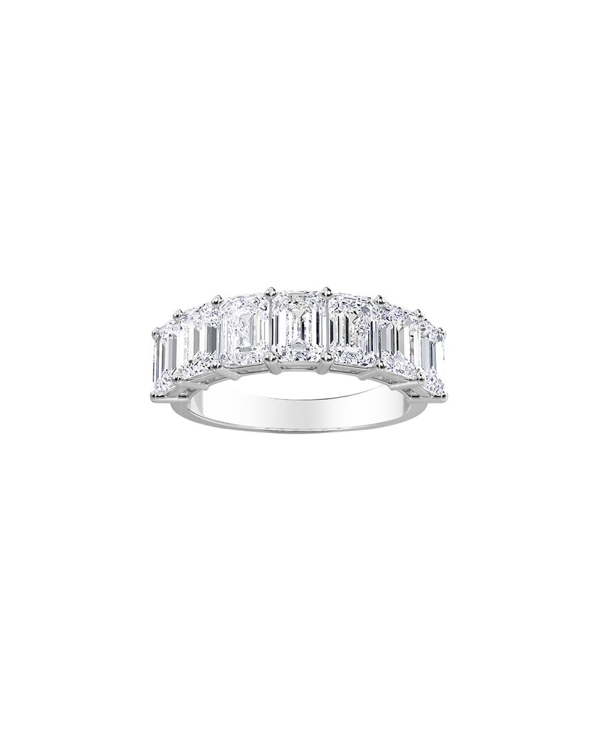 Diana M. Fine Jewelry 14k 3.58 Ct. Tw. Diamond Half-eternity Ring In White