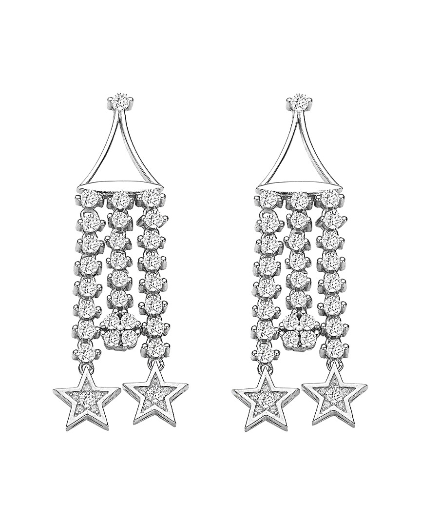 Genevive Silver Earrings