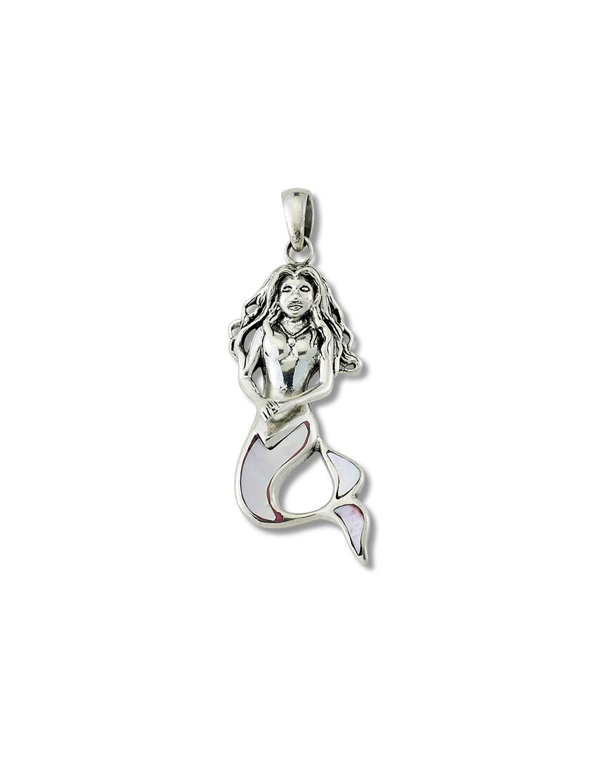 Samuel B. Silver Pearl Mermaid Pendant