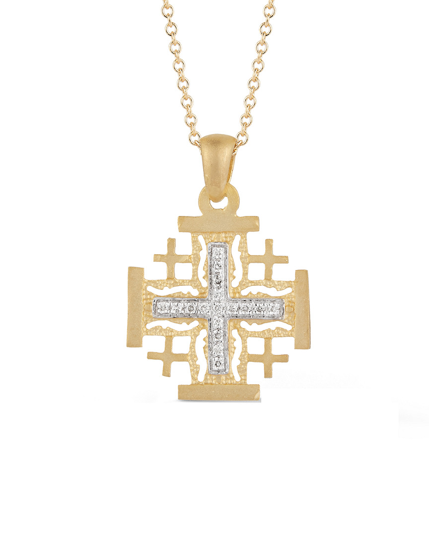 I. Reiss 14k Diamond Pendant Necklace