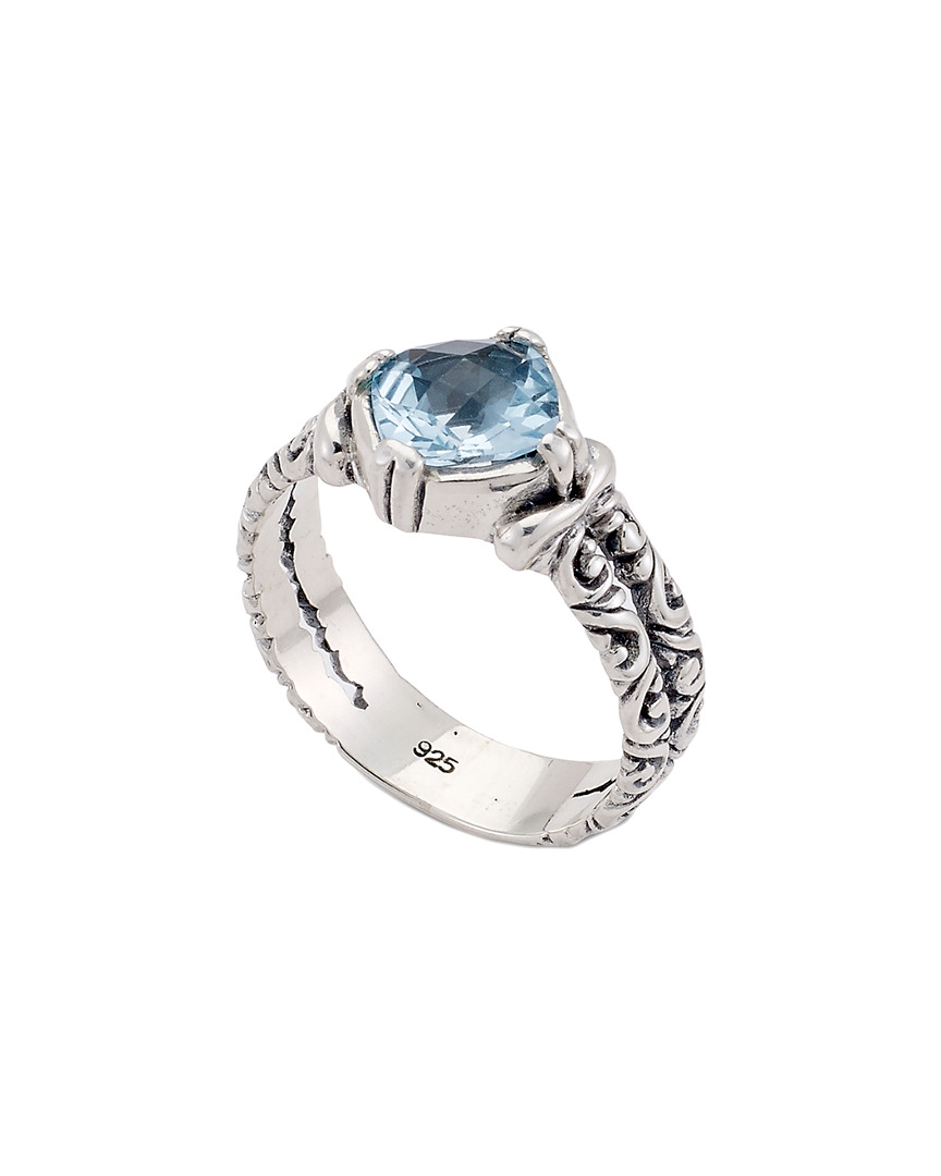 Samuel B. Silver 2.75 Ct. Tw. Blue Topaz Ring