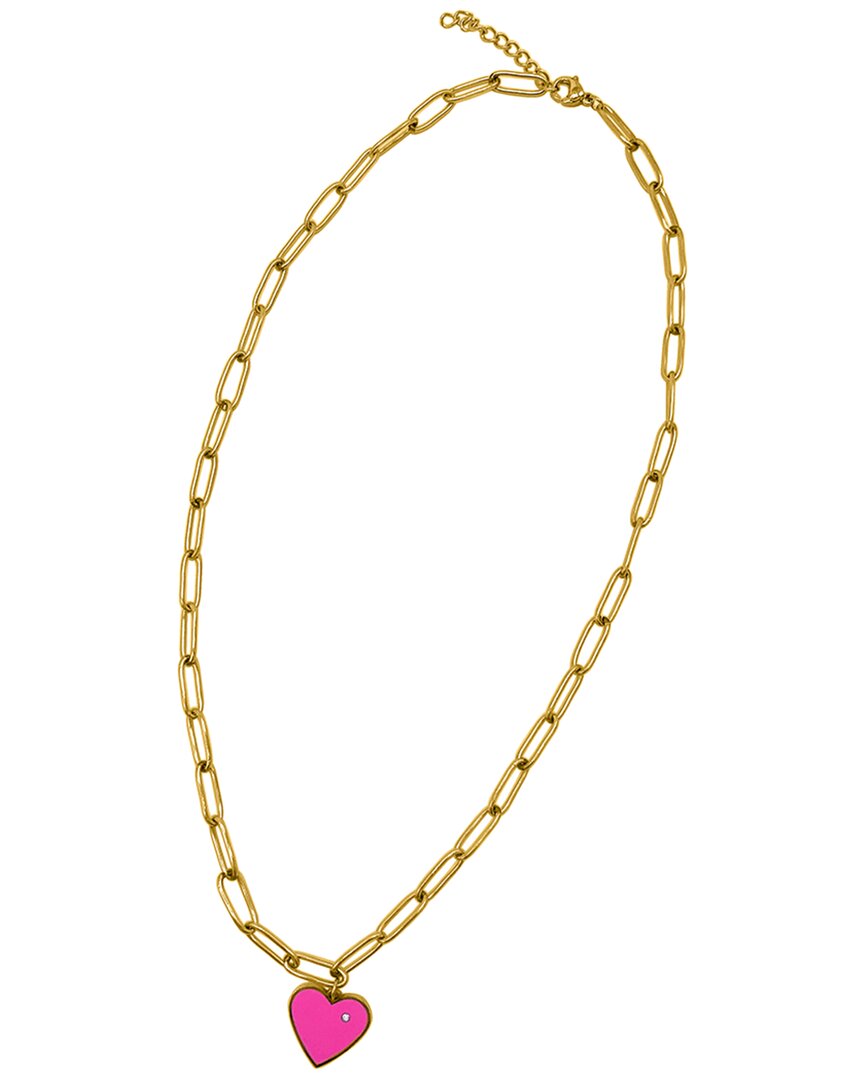 Shop Adornia 14k Plated Heart Necklace