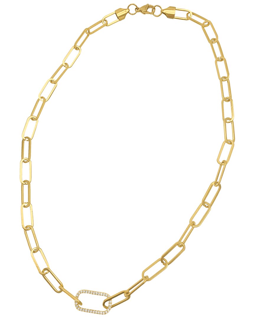 Shop Adornia 14k Plated Oversized Link Necklace